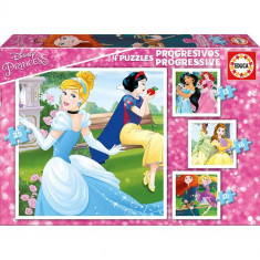 Puzzle Progresiv Disney Princess 73 Piese foto