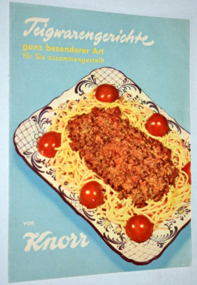 Brosura veche cu reclama Dr. Oetker Retete anii &amp;#039;50 foto