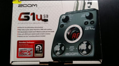 Procesor de sunet pentru chitara Zoom G1u foto