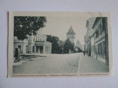 Carte postala circulata/fotografie printata Sibiu anii 20