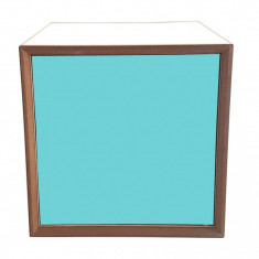 Dulap modular Pixel Dark Turquoise / White, l40xA40xH40 cm foto