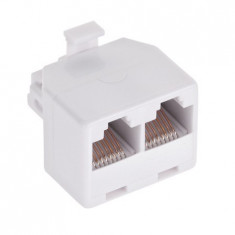 ADAPTOR RJ45 8P8C TATA - 2X MAMA foto