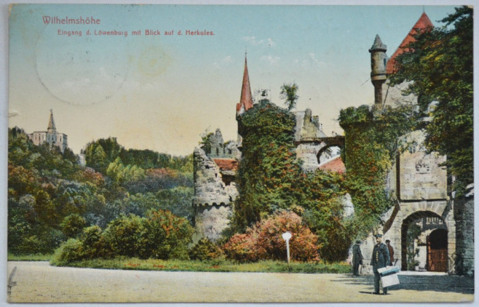 Carte veche postala Kassel Wilhelmshohe - 1908