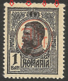 VARIETATE-- DUBLU CADRU -- SUPRATIPAR 1918 MNH, Nestampilat