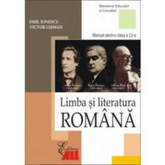 Limba si literatura romana. Manual pentru clasa a xi-a foto