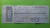 Timisoara Bilet la ordin cu timbru fiscal 1927