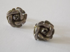 Cercei argint vintage &amp;quot;Magic Rose&amp;quot; -1851 foto