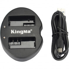 Incarcator KingMa USB dual EN-EL15 replace Nikon D7000 D7100 D7200 D800 D800E D810 D600 D610 1 V1 foto