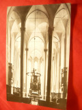 Ilustrata Brasov-Interior Biserica Neagra - Foto-in favoarea Bisericii , anii&#039;60, Necirculata, Fotografie