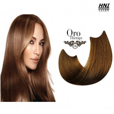 Vopsea de par blond auriu Oro Therapy fara amoniac 7.3 foto