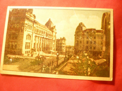 Ilustrata Bucuresti - Palatul Postei Centrale , Ed. Cartea Romaneasca , interbel foto