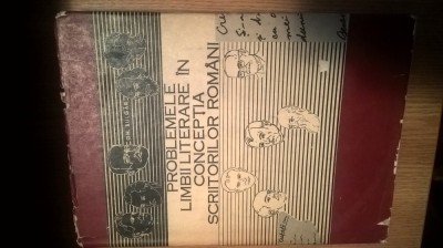 Gh. Bulgar - Problemele limbii literare in conceptia scriitorilor romani (1966) foto