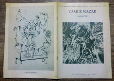 Expozitia de desene Vasile Kazar// 1968 foto