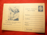 Carte Postala Ilustrata - Marinari Militari , anii &#039;50, Necirculata, Printata