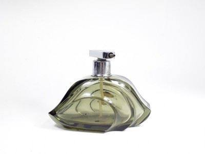 g Sticla veche de parfum, Art Deco, culoare gri, parfumiera foto