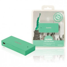 Cititor de card USB New York, verde, Sweex ; Cod EAN: 8717534021334 foto