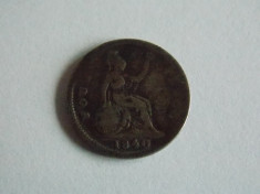 Moneda din argint 4 pence 1840(5169) foto