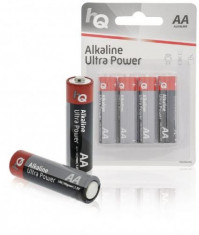 Baterii alcaline AA 4 buc/blister HQ; Cod EAN: 5412810228959 foto