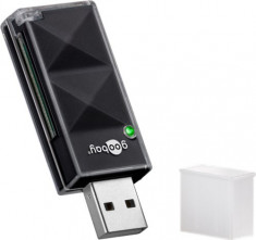 Cititor de card SD/SDHC USB 2.0, negru foto