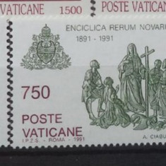 VATICAN 1991 – ANIVERSARE RELIGIOASA, serie MNH, MT14