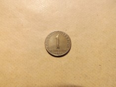 Austria 1 Schilling 1963 ( mai rara) foto