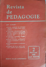 Revista de pedagogie, nr. 2/1988 foto