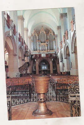 bnk cp Brasov - Biserica Neagra - Orga si cristelnita - necirculata foto