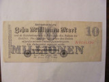 CY 10000000 / 10 milioane marci mark 25.07.1923 Reichsbanknote Germania unifata