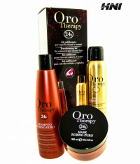 Kit pentru par vopsit Oro Therapy Rubino foto