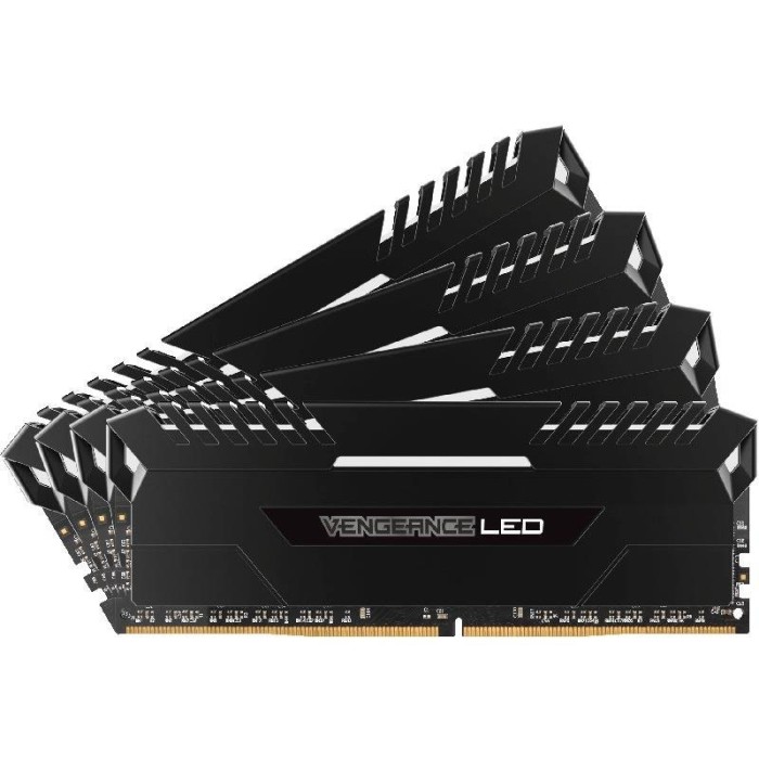 Memorie Corsair Vengeance White LED 32GB DDR4 3000MHz CL16 Quad Channel Kit foto mare Memorie Corsair Vengeance White LED 32GB DDR4 3000MHz CL16 Quad Channel Kit foto mare