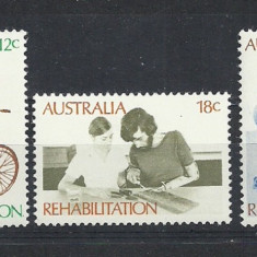 AUSTRALIA – REABILITAREA PERSOANELOR CU HANDICAP, serie MNH, MT16