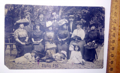 CARTE POSTALA / FOTOGRAFIE VECHE - SLANIC PRAHOVA 1917 foto