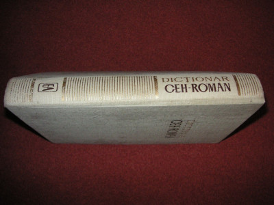 Dictionar Ceh-roman - (Editura Academiei) foto