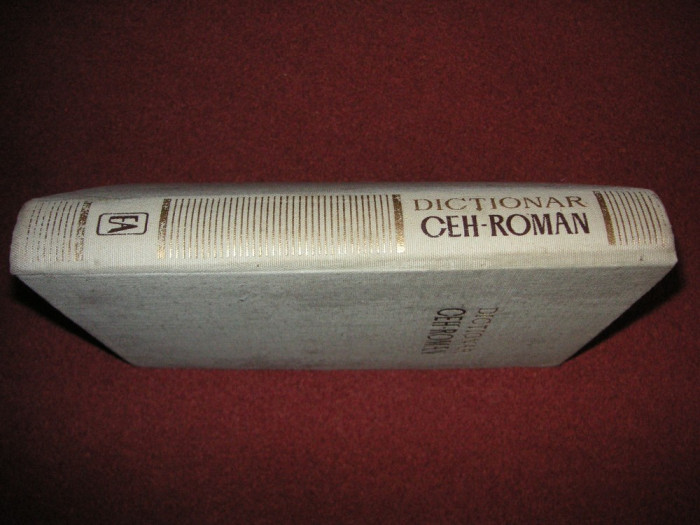 Dictionar Ceh-roman - (Editura Academiei)