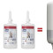 Aviz biocid - Pachet 3 x Gel Dezinfectant Alcoholgel Premium si Dozator sapun lichid 1L Tork gratuit