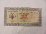 CY - 5000 dollars dolari 2003 Zimbabwe