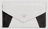 Guess Gia Envelope Clutch portofel dama nou 100% original - 3 culori, Alb, Gri