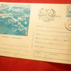 Carte Postala ilustrata - Scornicesti- Vedere generala , circulat 1959 , stampil