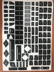 Stickere reconditionat butoane Audi A4 B6/B7 foto