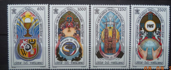 VATICAN 1997 &ndash; BISERICA CATOLICA DIN BRESLAU, serie MNH, MT15