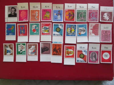 GERMANIA DE VEST LOT=MNH=27 BUC foto