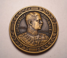 Medalie Regele Carol II Centenarul Renasterii Infanteriei Romane 1930 Lavrillier foto