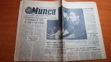 ziarul munca 1 octombrie 1961- foto cu magazinele aprozar din piata unirii