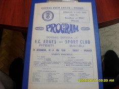 Program FC Arges - SC Bacau foto