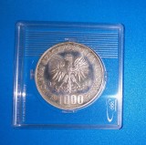 SV * Polonia 1000 ZLOTI 1987 *PROBA !* ARGINT .925 ex-PROOF in caseta