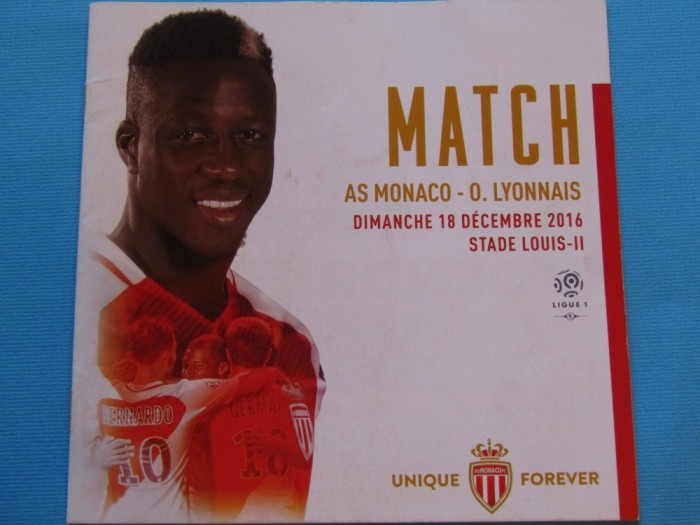 Program meci fotbal AS MONACO - O.LYON si SM CAEN (Franta 2016)