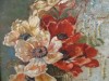 Lalele in vas , tablou ulei pe carton ,perioada interbelica., Flori, Realism