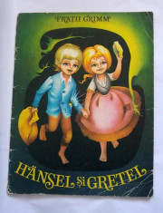 DD- Hansel si Gretel - Fratii Grimm/ ilustratii Adriana Mihailescu, 1975 foto