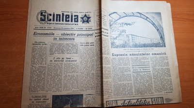 ziarul scanteia 29 octombrie 1961- foto orasul braila ,cartierul karl marx foto