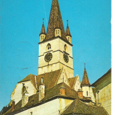 (A)carte postala(marca fixa)-SIBIU-Catedrala evanghelica